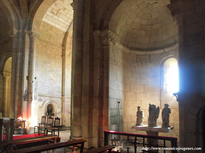 CABECERA DEL TEMPLO CON SUS TRES EMBOCADURAS ABSIDALES